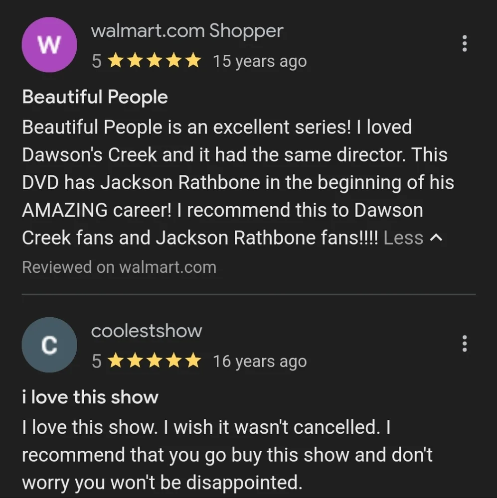 Beautiful People 💋 The Complete Series DVD SET
